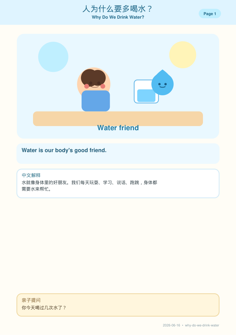 Why Do We Drink Water