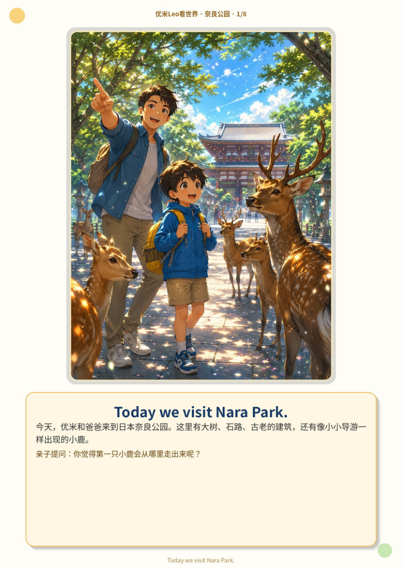 Nara Park Cool Anime