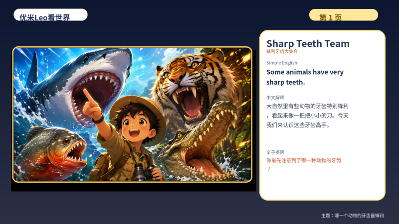 Sharpest Animal Teeth