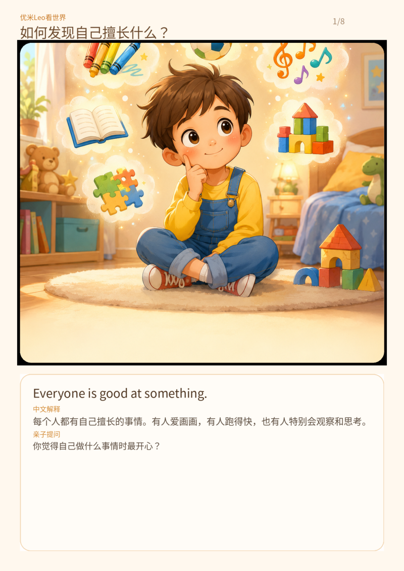 Discover What You Are Good At