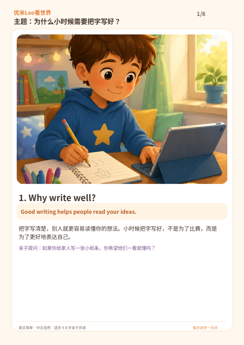 Why Good Handwriting Matters