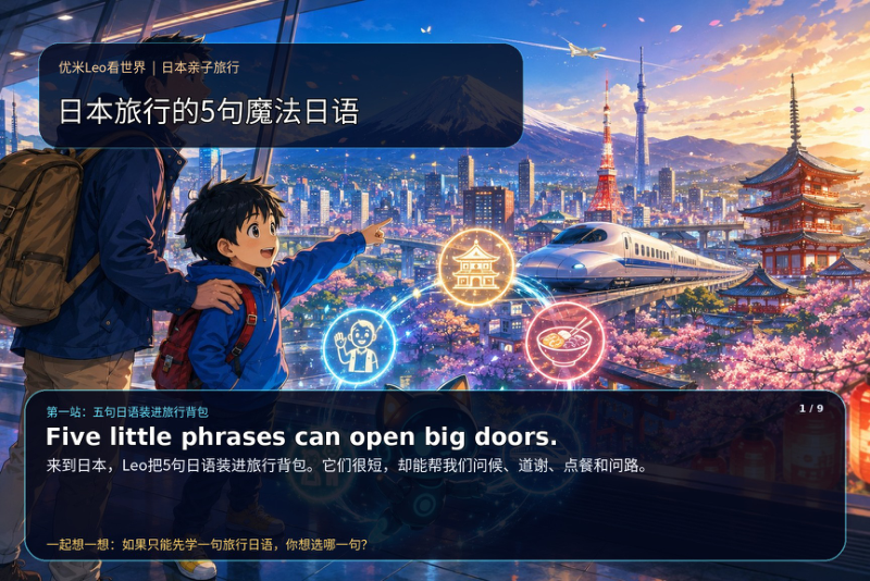 Five Japanese Travel Phrases